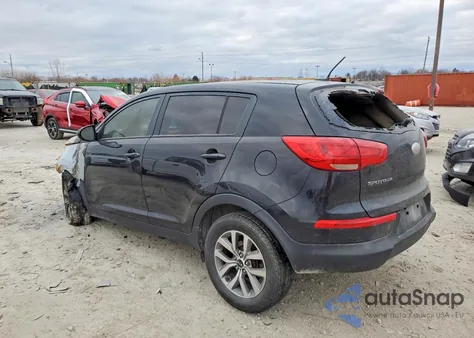 2015 Kia Sportage Lx из США, поврежденный, VIN KNDPBCAC2F7699554